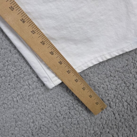 J. Crew Jeans Womens Size 31T White Slouchy Boyfriend Jean 5 Pocket Coastal - Picture 5 of 11